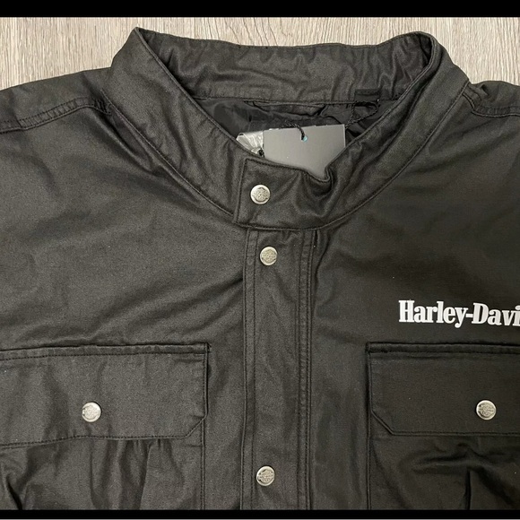 Harley Davidson Riding Jacket Motorcycle Coat #1 Men's Size Large (97403-24VM) - Picture 5 of 8